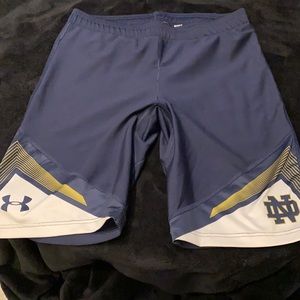 Notre Dame Under Armor Shorts